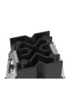 BLAU * FOCO EMPOTRAR 1L 3W 3000K NEGRO
